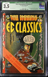 Three Dimensional EC Classics #1 CGC 3.5
