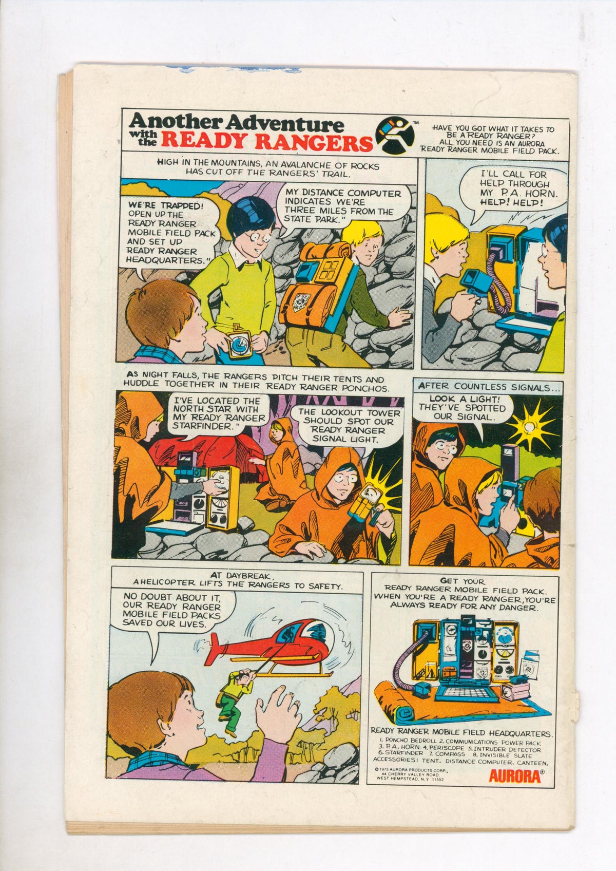 Action Comics #431 (1974) actual back cover