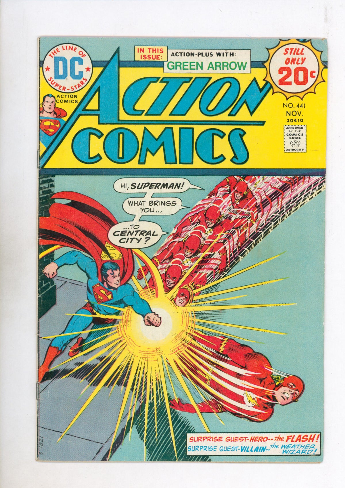 Action Comics #441 (1974) actual front cover