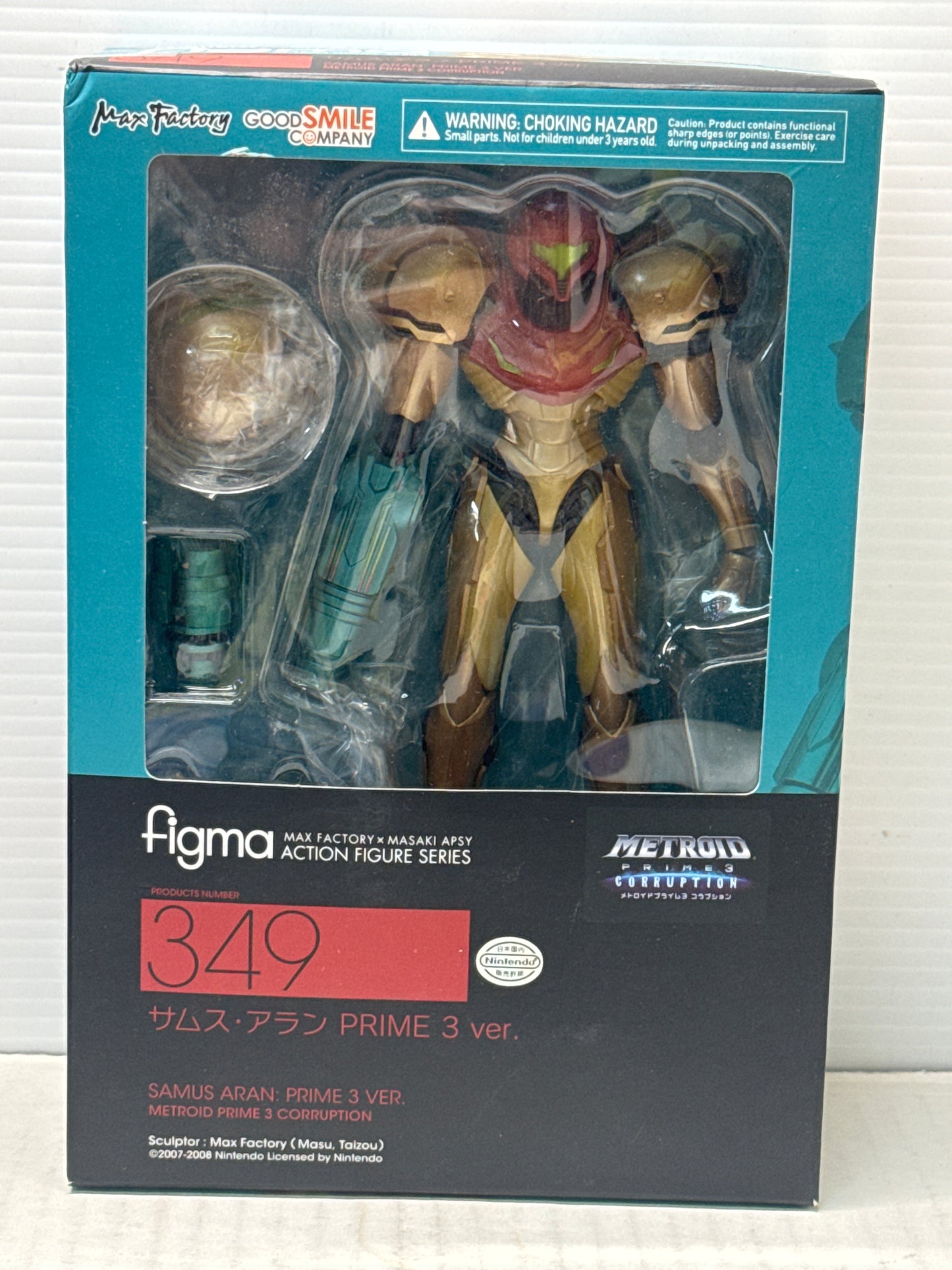 Good Smile Metroid Prime 3: Corruption: Samus Aran Figma 349 - OPEN BOX COMPLETE