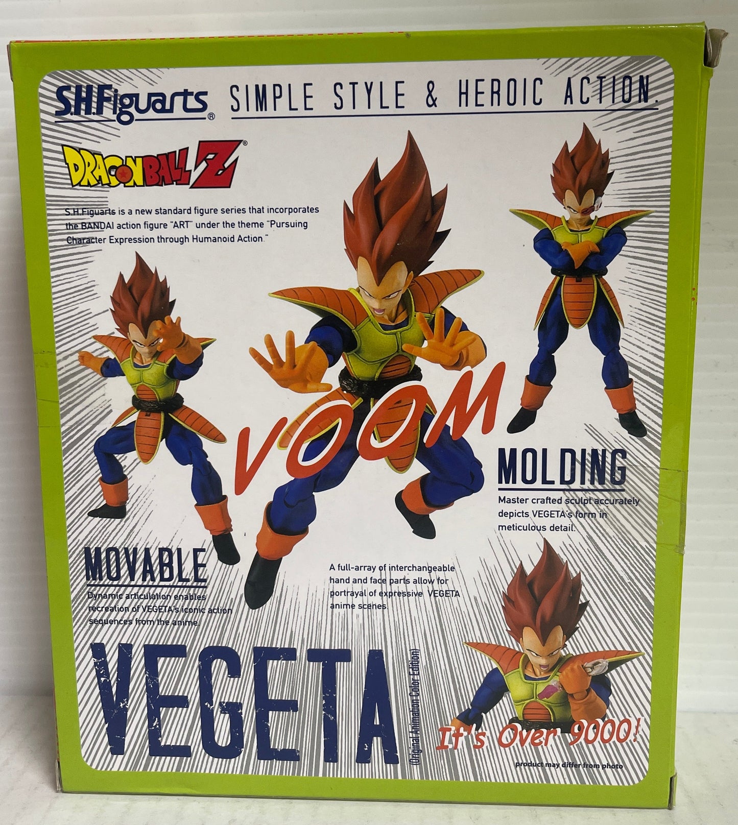 Authentic Bandai 2014 SDCC S.H Figuarts Vegeta Planet Arlia Sealed SDCC