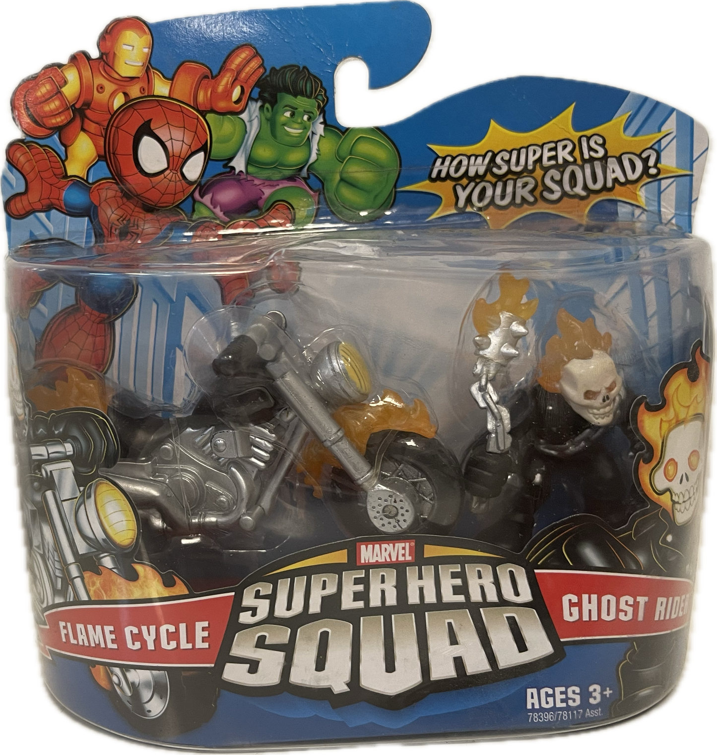Super Hero Squad Ghost Rider and Flame Cycle