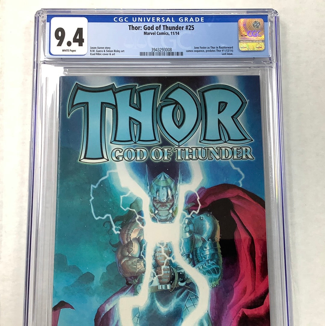 Thor: God Of Thunder #25 CGC 9.4 2014