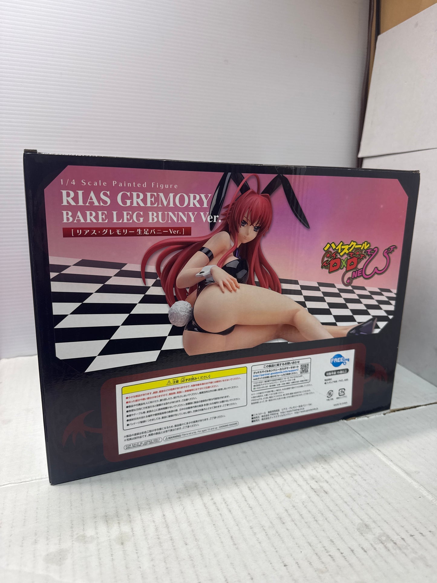 FREEing Rias Gremory Bare Leg Bunny Painted Figure 1/4 High School DxD - SEALED