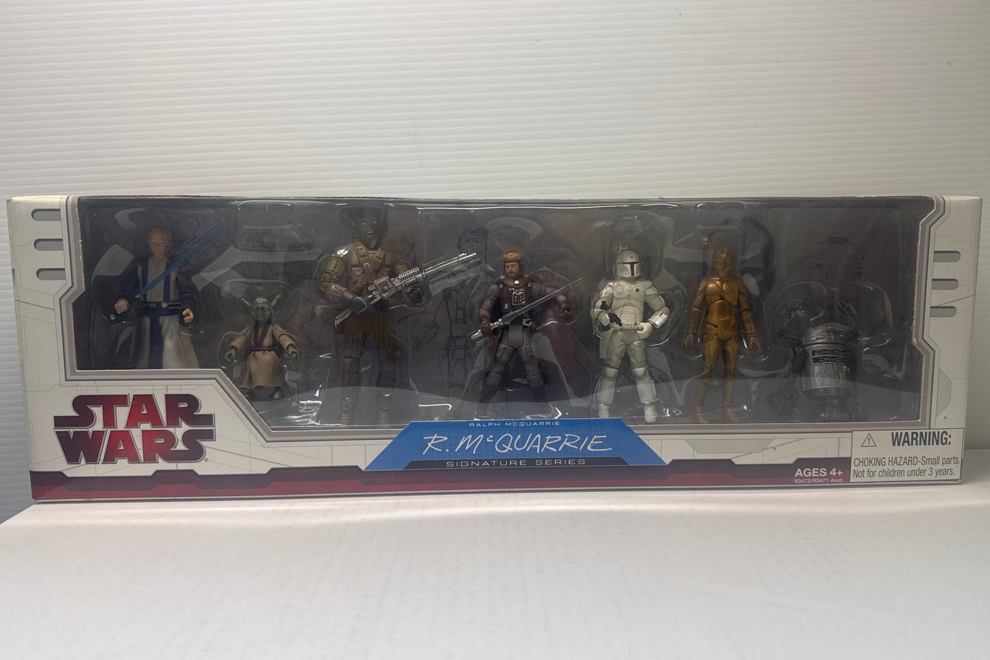 R.McQuarrie Set 1 of 2 Signature Series STAR WARS Legacy Collection NSIB