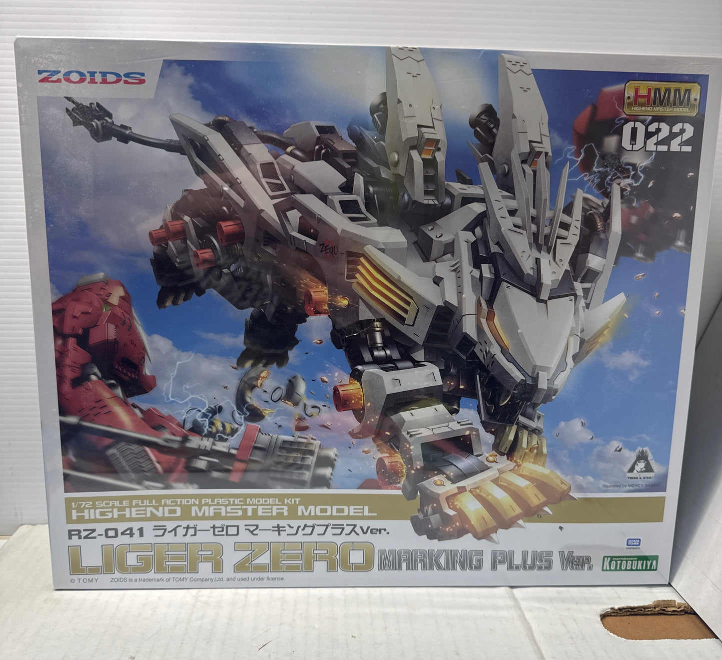 Zoids RZ-041 Liger Zero Marking Plus Ver. 1/72 scale Model Kit Kotobukiya Japan - SEALED