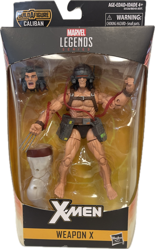 Marvel Legends Series X-Men Weapon X Figure Caliban Build-A-Figure