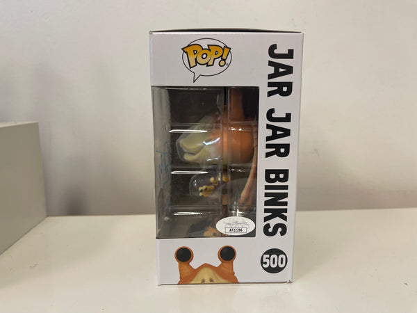 Pop 7BAP Signature Series Star Wars Jar Jar Binks #500 Signed By Ahmed Best with JSA Certification