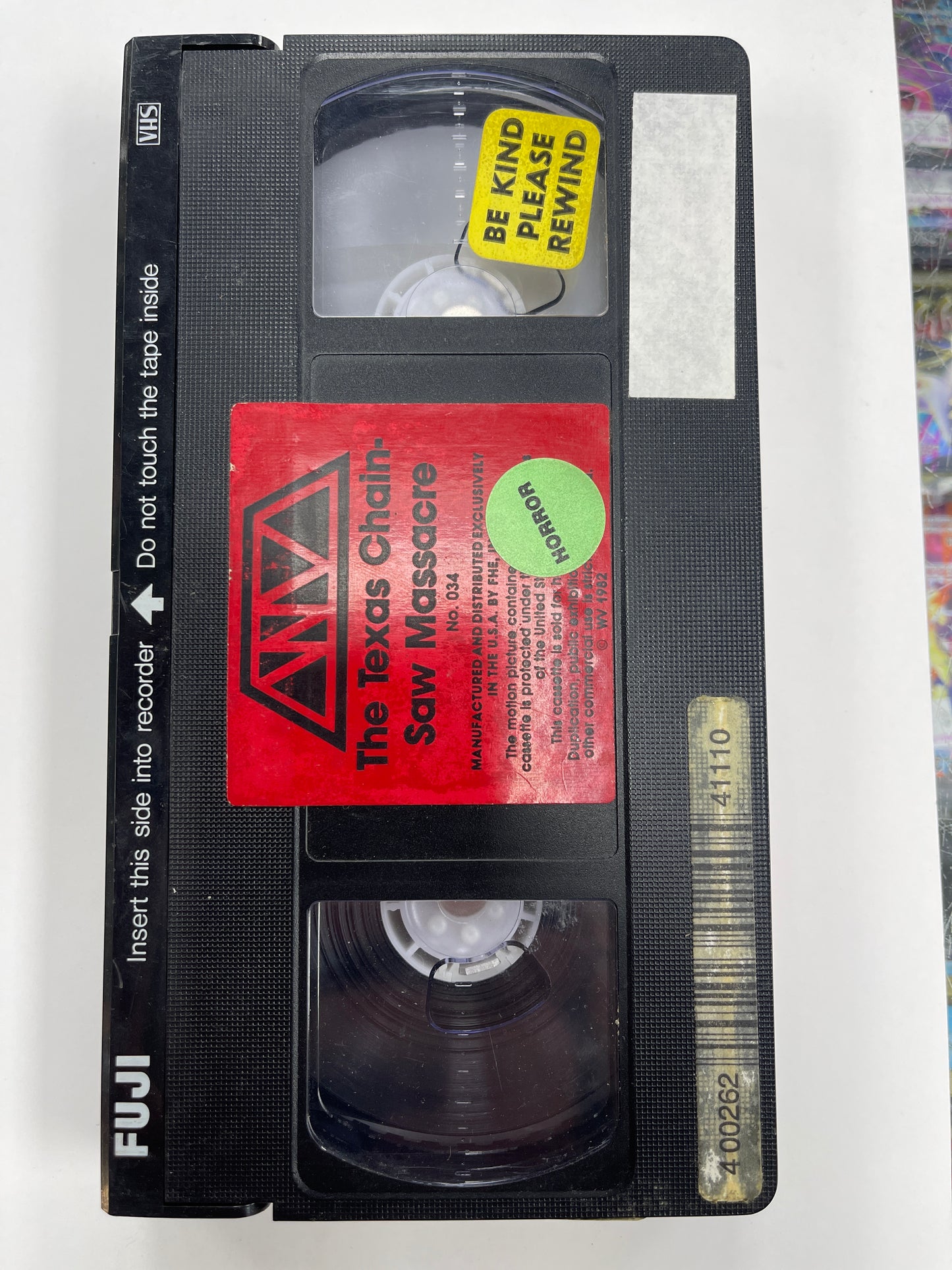 The Texas Chainsaw Massacre (1974) VHS Wizard Video Original Release