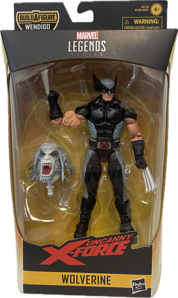 Marvel Legends Uncanny X-Force Wolverine Figure Wendigo Build-A-Figure