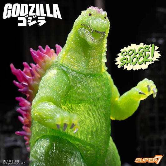 Godzilla 2002 (Color Shock, Clear Green Glitter with Metallic)