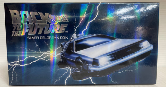 2015 Back To The Future DeLorean 1oz .999 Silver Coin Car Perth
