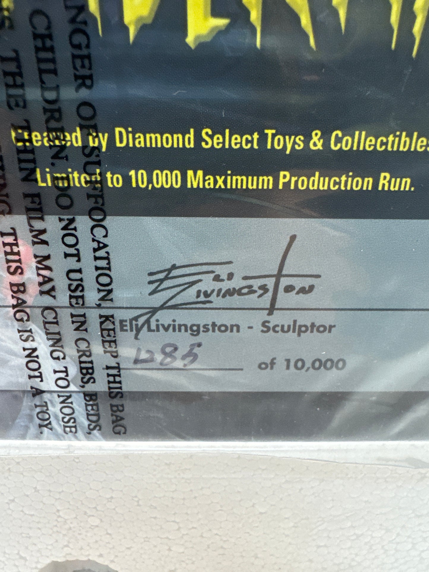 Spiderman Bust Statue 2004 Art Asylum 1285/10,000