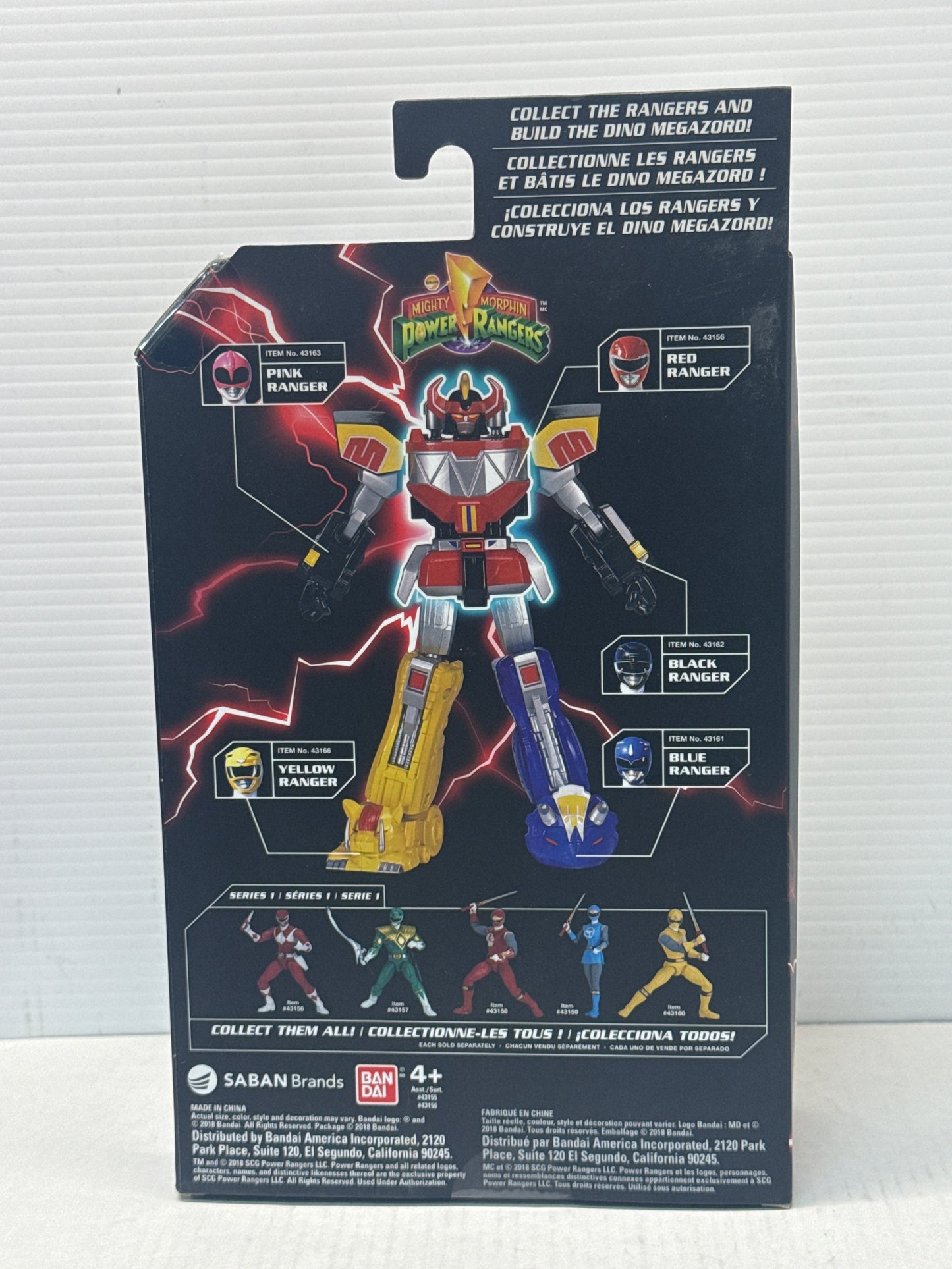Bandai Power Rangers Mighty Morphin Red Ranger Legacy Collection NIB