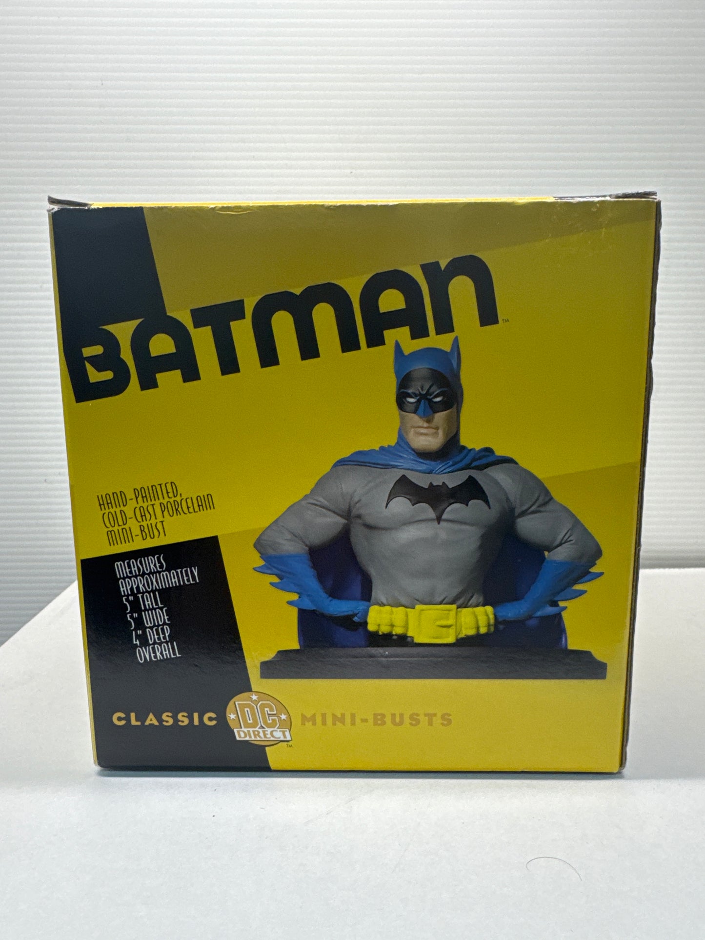 BATMAN Mini-Bust - Classic DC Direct - Comic Style -  #2526/2800 - 2002 - NSIB