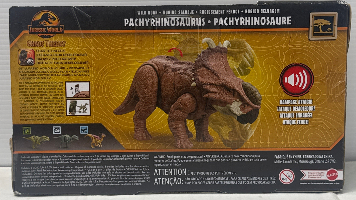 Jurassic World Pachyrhinosaurus Dinosaur Figure Chaos Theory Epic Evolution