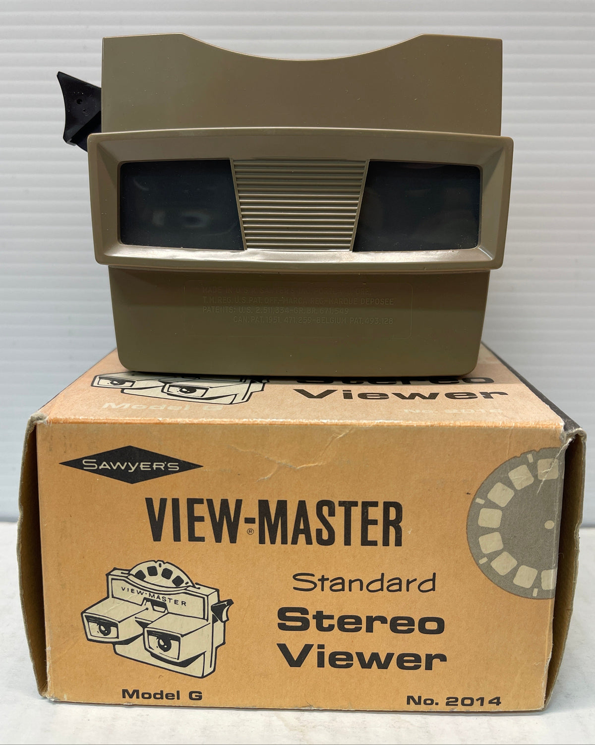 Sawyer's View Master Model G Stereoscope No. 2014 With Original Box