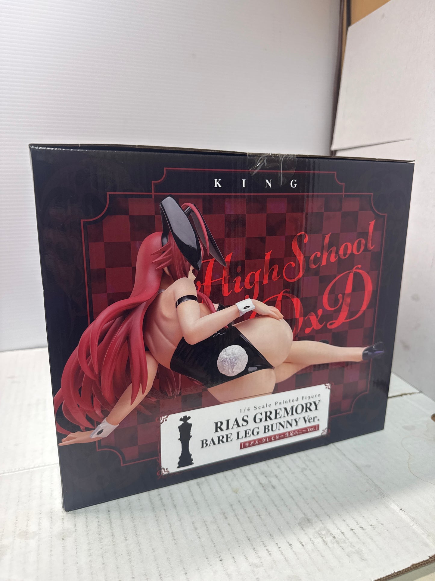 FREEing Rias Gremory Bare Leg Bunny Painted Figure 1/4 High School DxD - SEALED