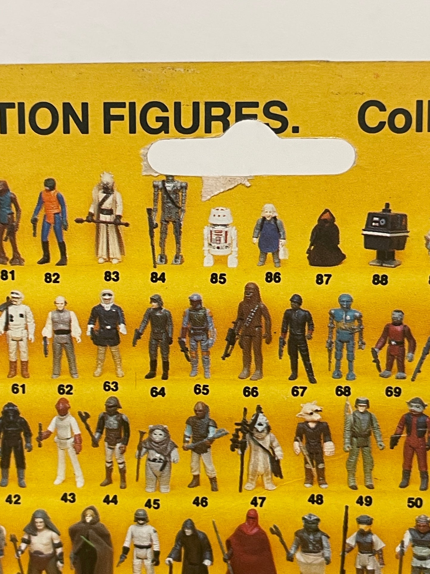 1984 Star Wars 92 Back Power Of The Force Darth Vader w/ Coin