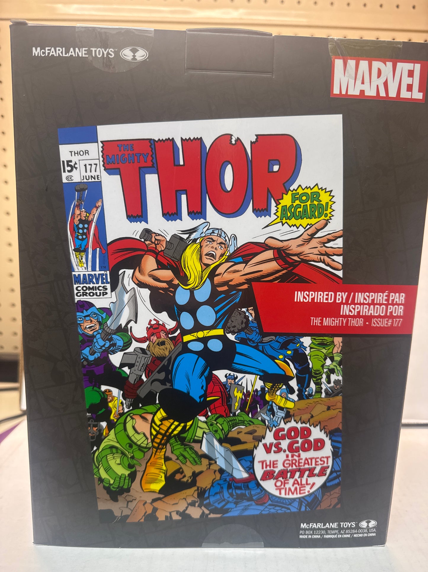 Marvel Thor - The Mighty Thor #177 1:6 Posed Figure With Scene & Comic - NSIB