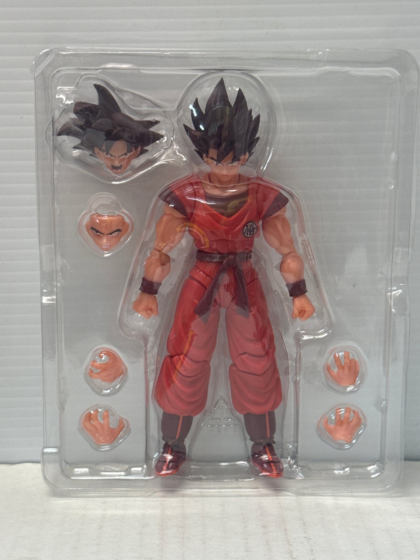 Son Goku Kaio Ken 180000 Power Level - S.H.Figuarts - Open Box Complete - Dragonball Z Action Figure