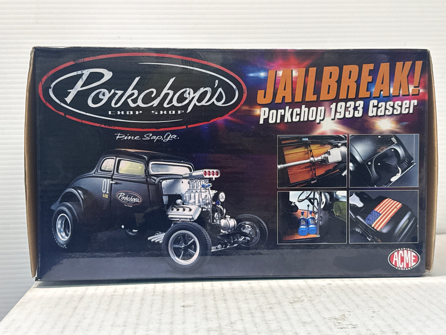 JAIL BREAK PORKCHOP 1933 WILLYS GASSER 1/18 ACME #A1800907