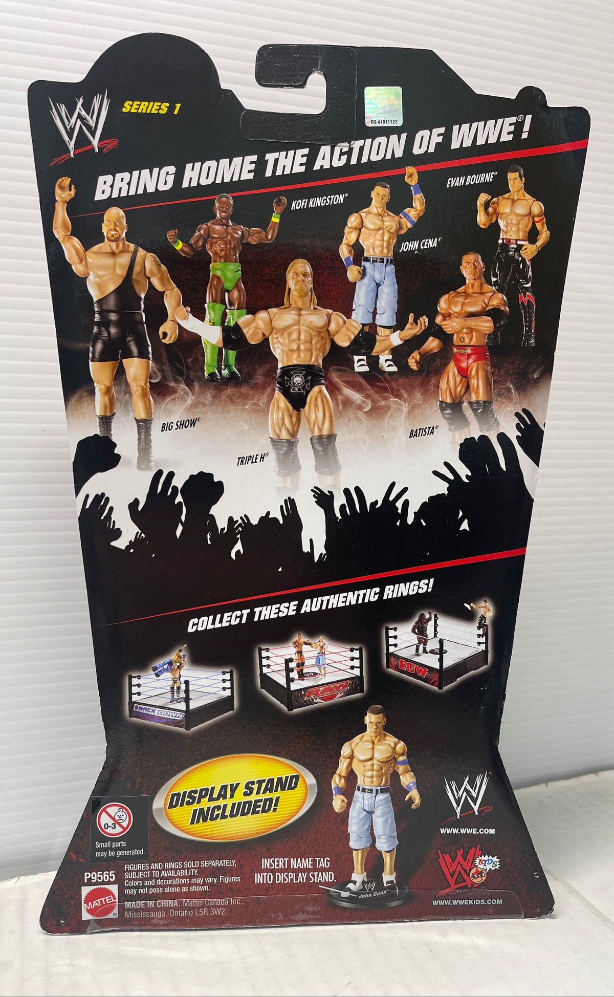 Mattel WWE Series 1 John Cena 1 Of 1000 Commemorative Championship Belt