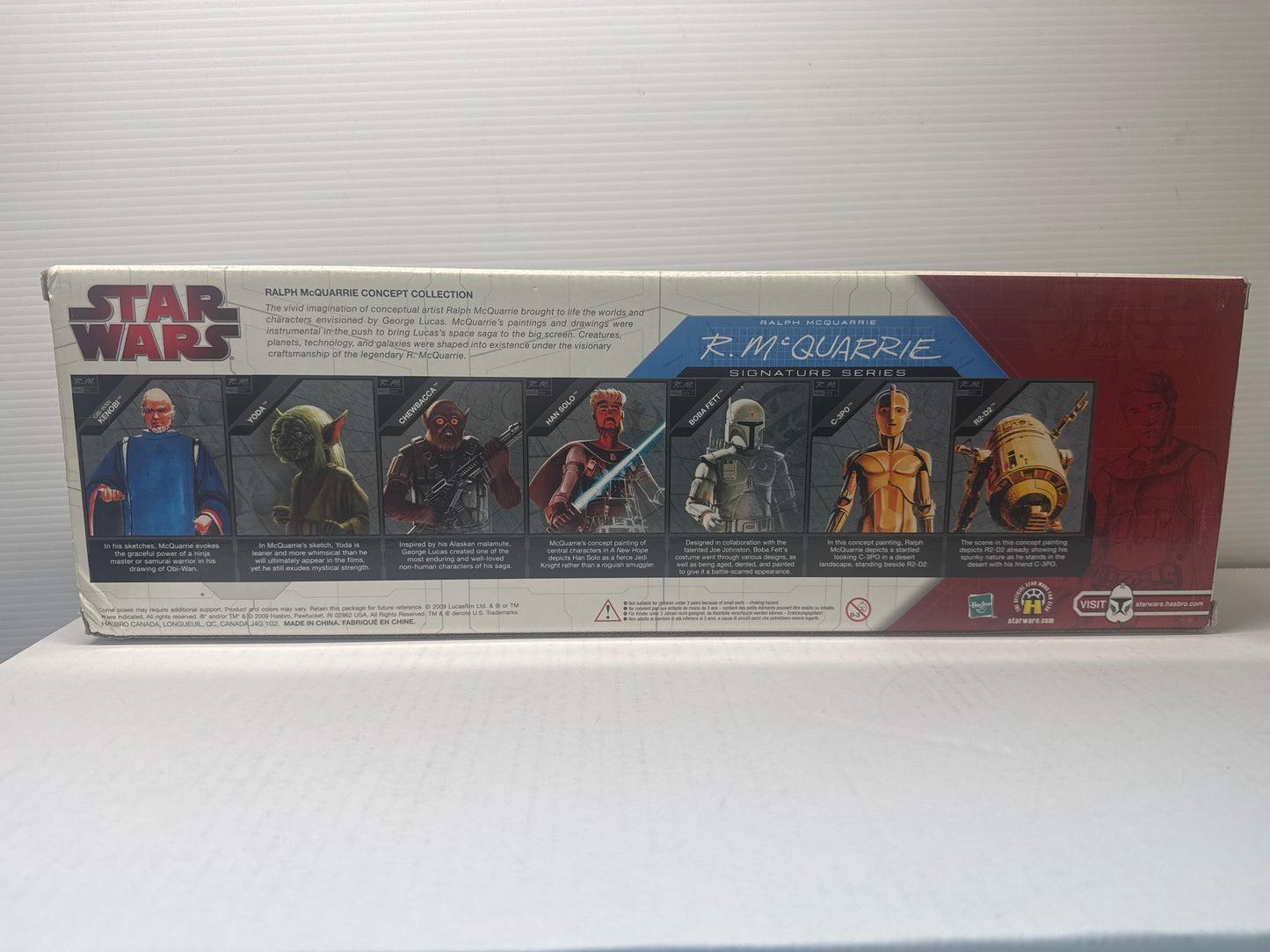R.McQuarrie Set 1 of 2 Signature Series STAR WARS Legacy Collection NSIB