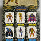 Vintage toy packaging with character illustrations on a white background