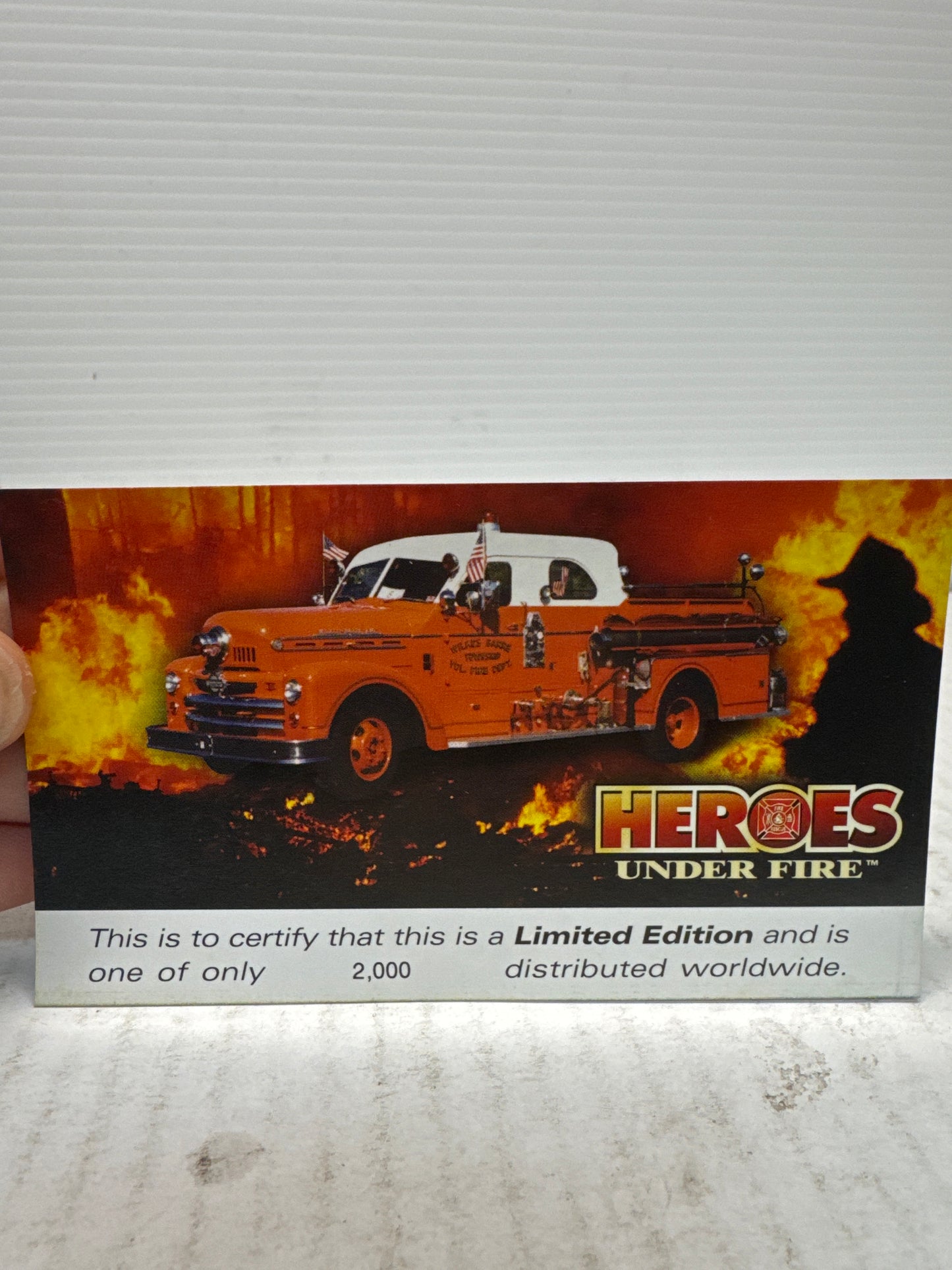 Corgi Heroes Under Fire Seagrave 70th Anniversary Open Cab Diecast Vehicle 2002