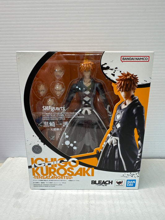 Ichigo Kurosaki Tensazangetsu - S.H.Figuarts - Open Box Complete - Bleach Action Figure