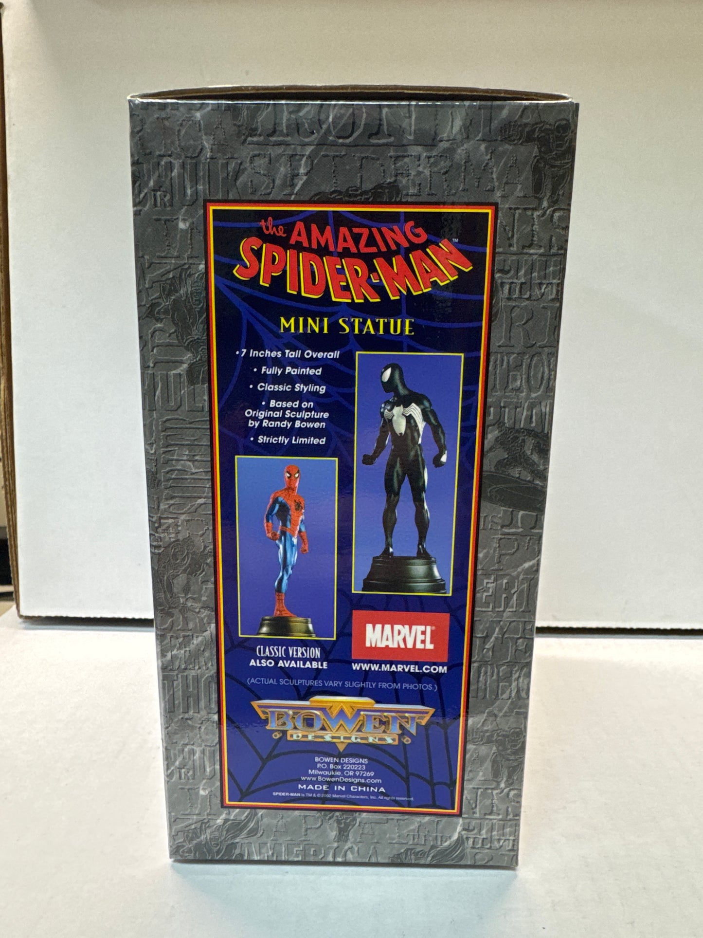 The Amazing Spider-Man Black Symbiote Version Mini Statue - 0582/5000 - NSIB