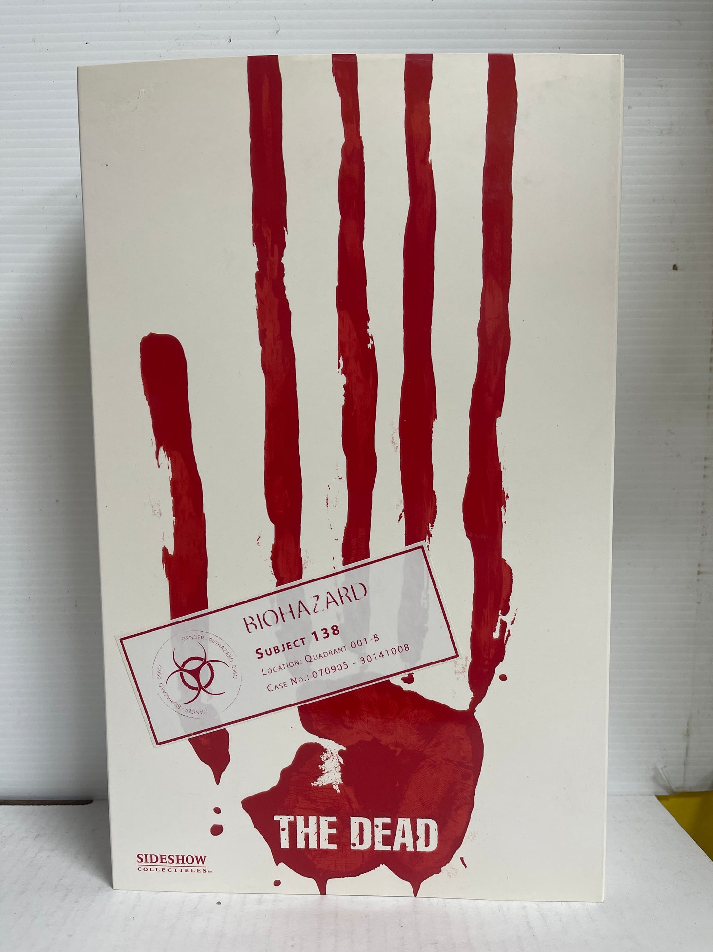 Subject 138 Biohazard Street Prophet SIDESHOW HOT TOYS The Dead 1/6 12" MIB