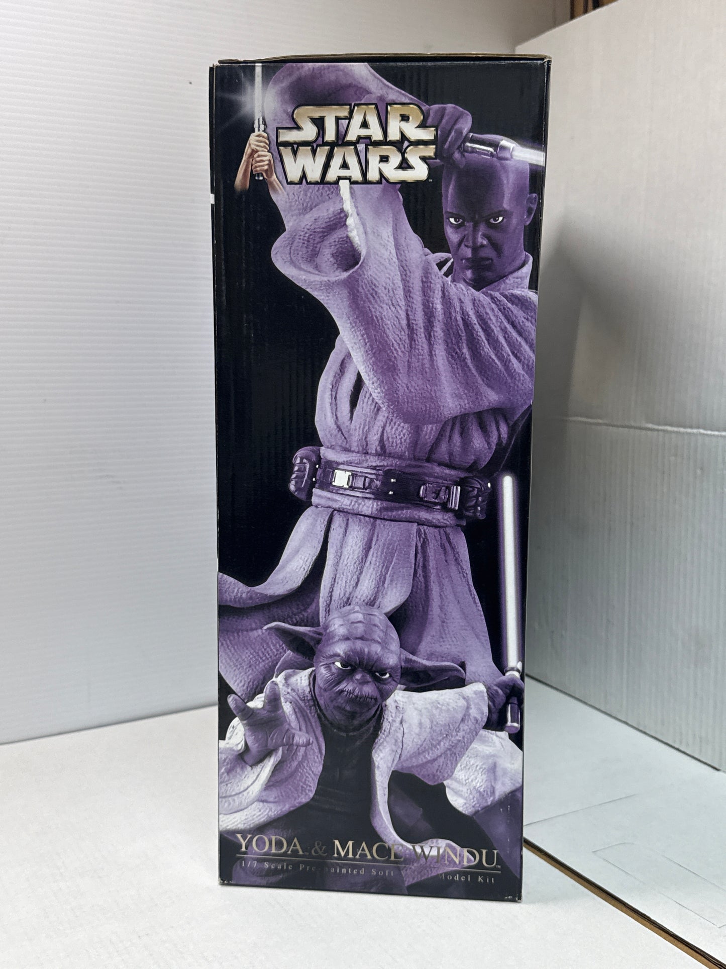 KOTOBUKIYA ARTFX STAR WARS EPISODE 2 YODA & MACE WINDU 1/7 SCALE VINYL MODEL