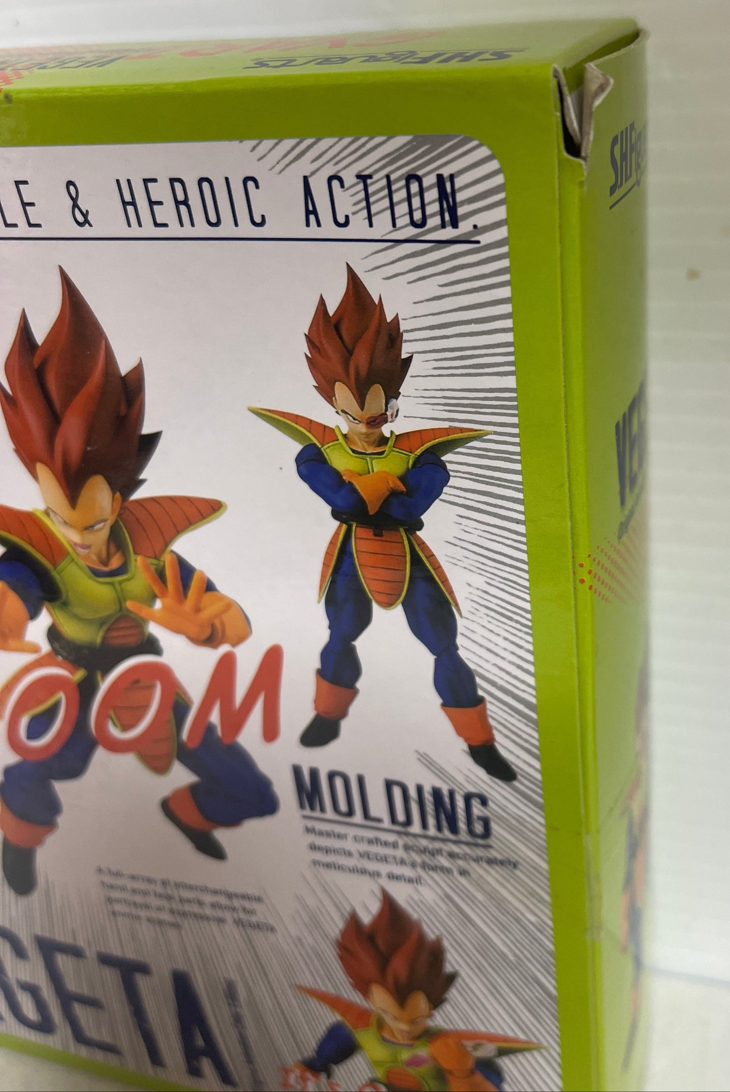 Authentic Bandai 2014 SDCC S.H Figuarts Vegeta Planet Arlia Sealed SDCC