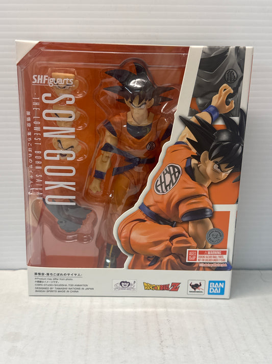 Son Goku The Lowest Born Saiyan - S.H.Figuarts - Open Box Complete - Dragonball Z Action Figure