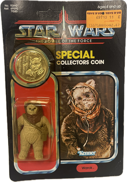 1984 Star Wars 92 Back Power Of The Force Warok Unpunched