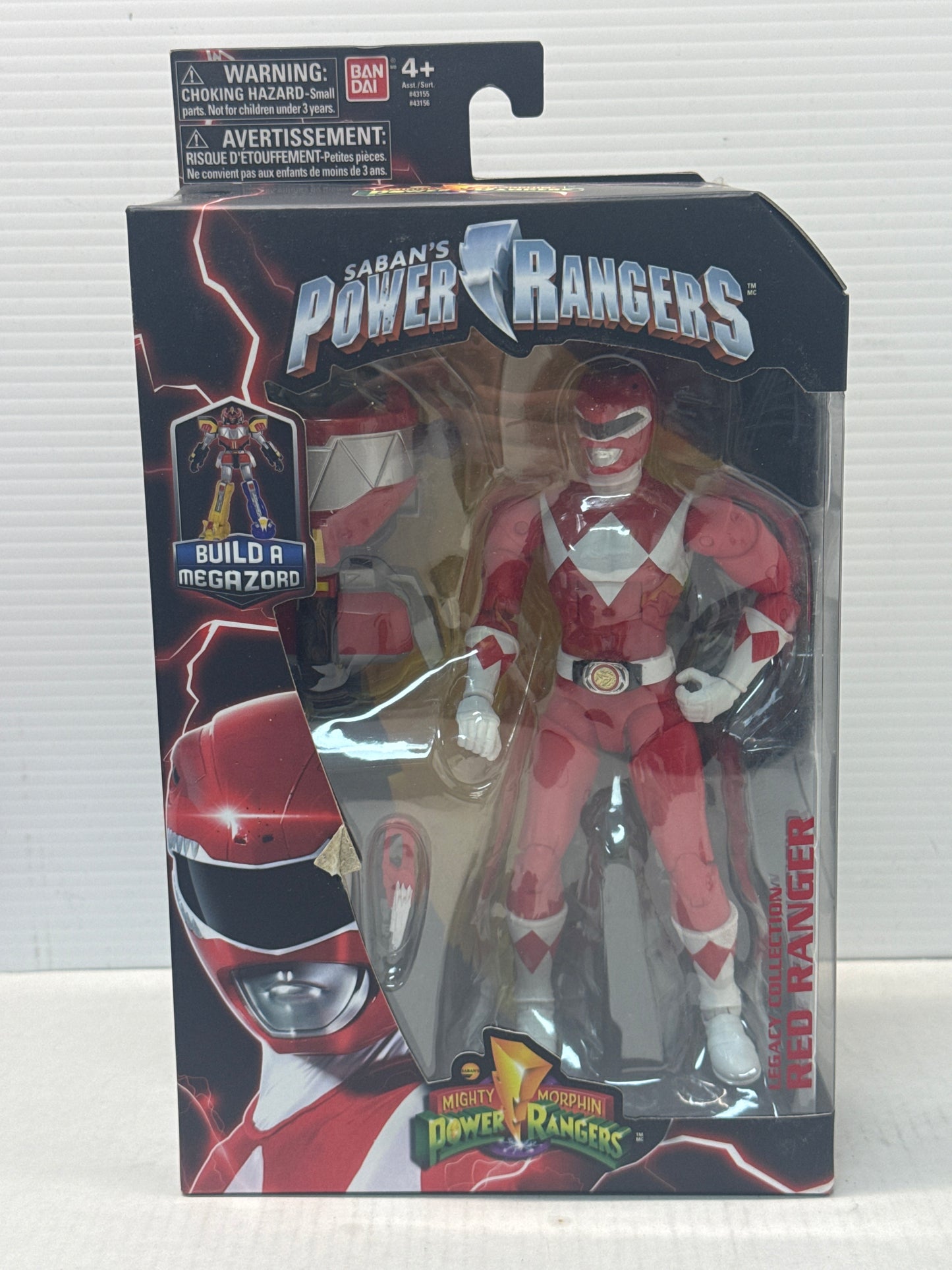 Bandai Power Rangers Mighty Morphin Red Ranger Legacy Collection NIB