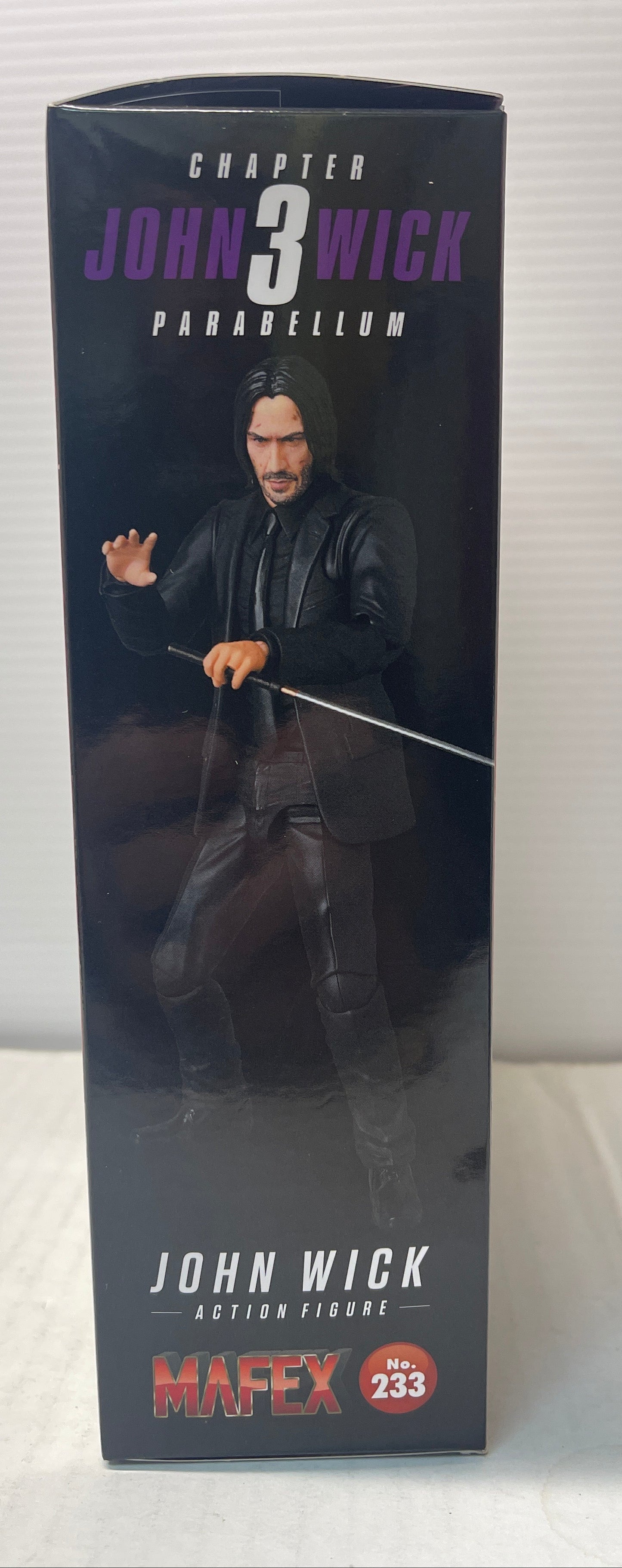 Medicom Toy MAFEX No.233 MAFEX JOHN WICK CHAPTER 3 Black Keanu Reeves PARABELLUM