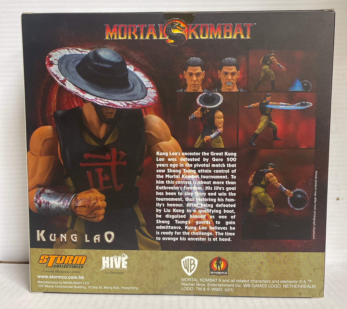 Storm Collectibles Mortal Kombat Kung Lao 2021 Event Exclusive Bloody