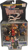 Video Game Super Stars Resident Evil Claire Redfield w/ Zombie Cop
