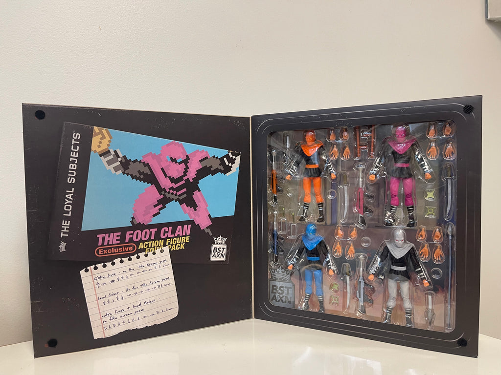 Teenage Mutant Ninja Turtles The Foot Clan Action Figure 4Pack Big