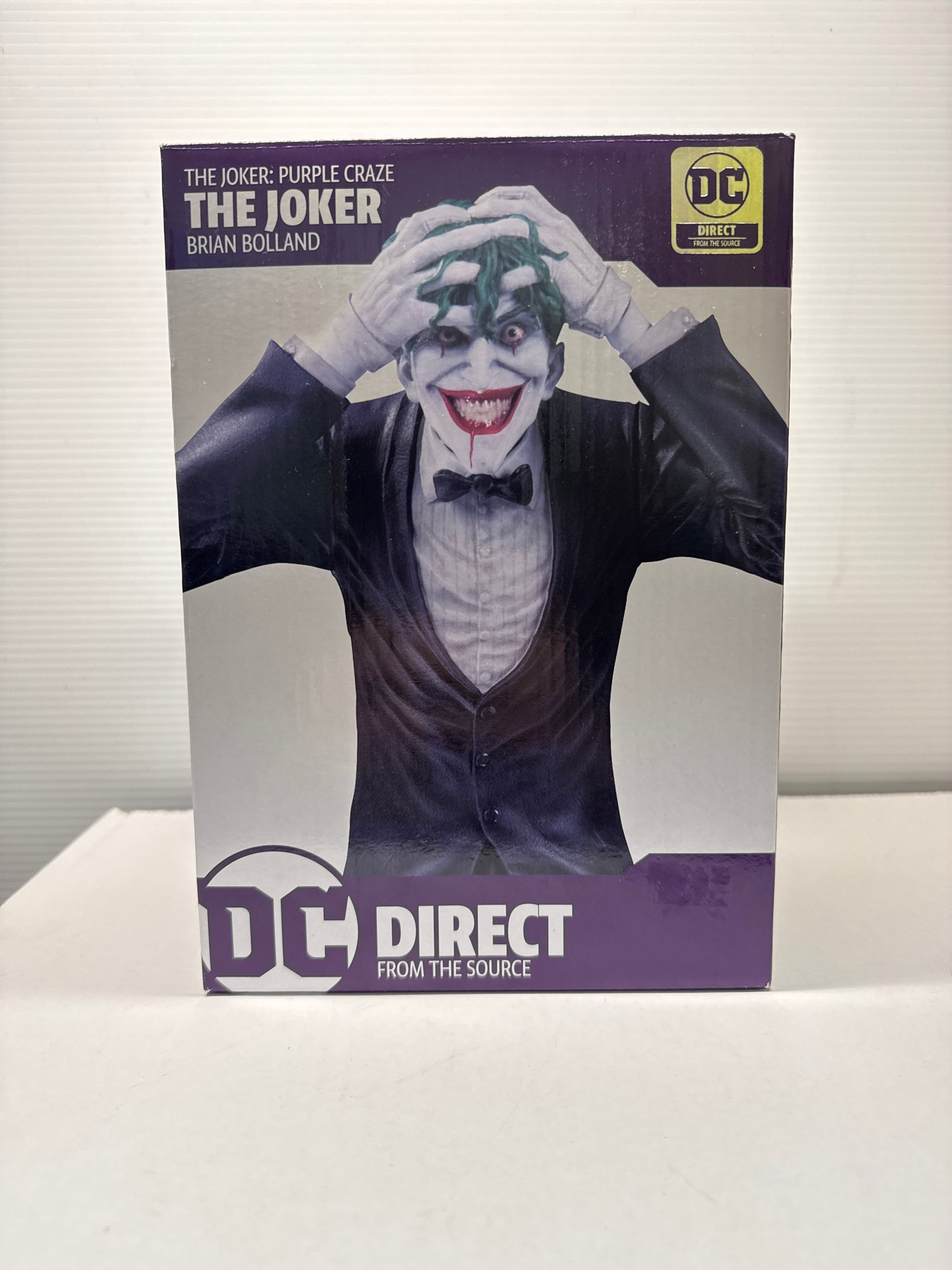 The Joker 7" Limited Edition Resin Statue - Purple Craze by Brian Bolland - NSIB