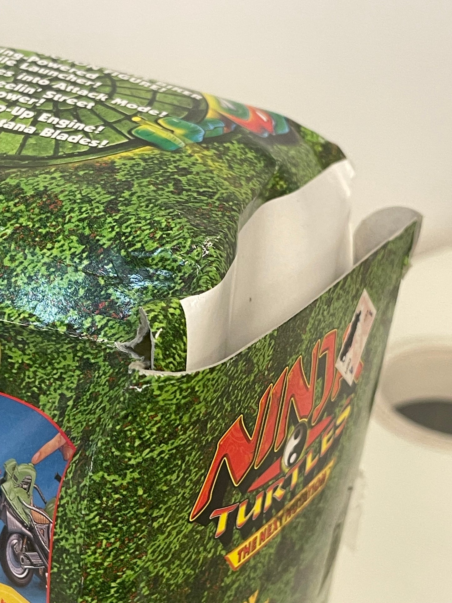 Mutant Ninja Turtles The Next Mutation Bad Boy Biker Raph w/ Street Cycle