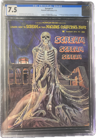 Scream #1 CGC 7.5 1st Appearance Nosferatu
