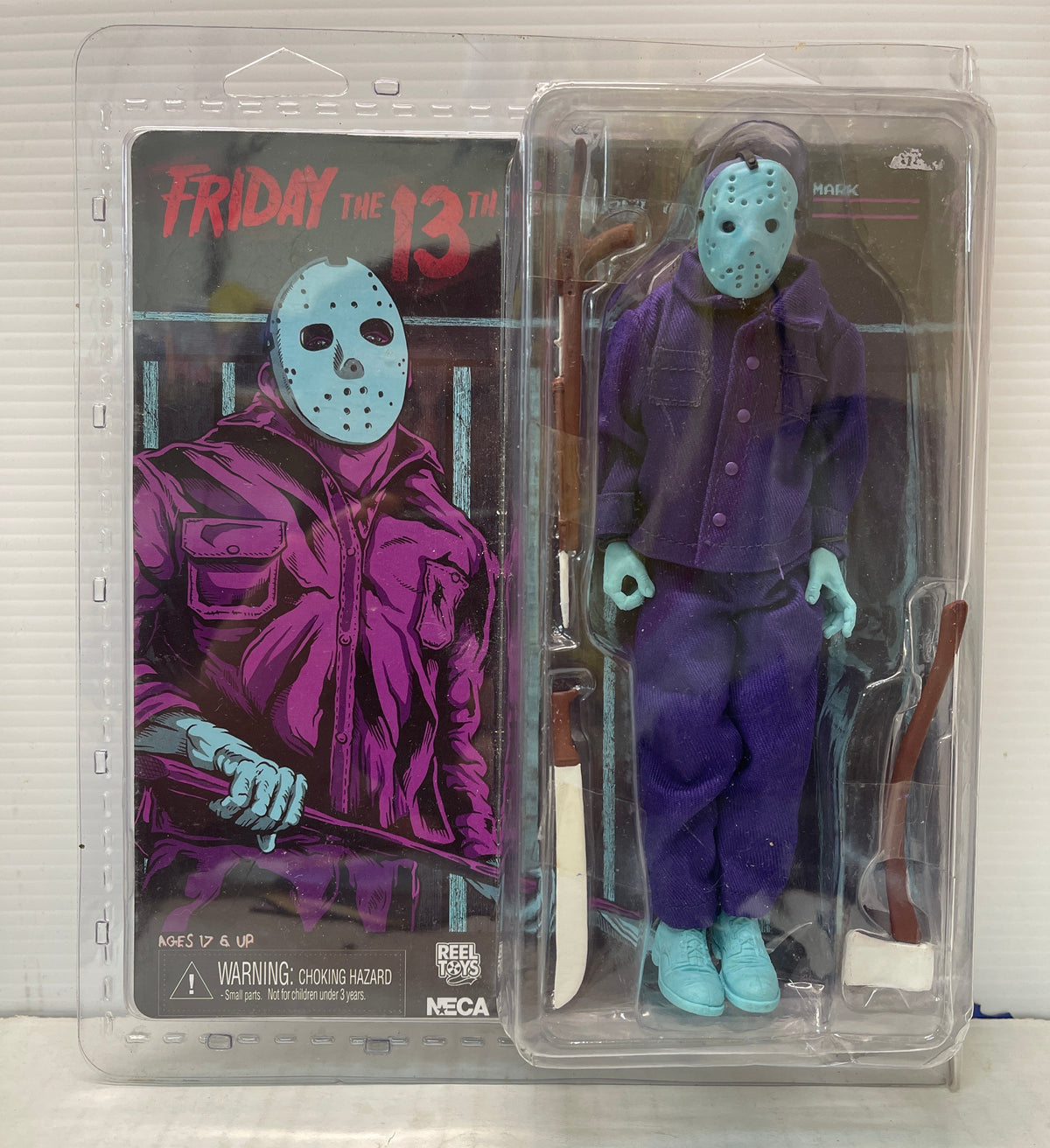 NECA NES Jason Voorhees 8-BIT Friday The 13th Video Game Clothed Figure