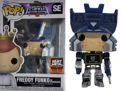 Freddy Funko as Soundwave Metal Halloween 2023 Funko Pop SE