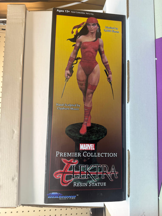 Elektra Statue Limited Ed 0629 of 3000 - Marvel Premier Collection - NSIB