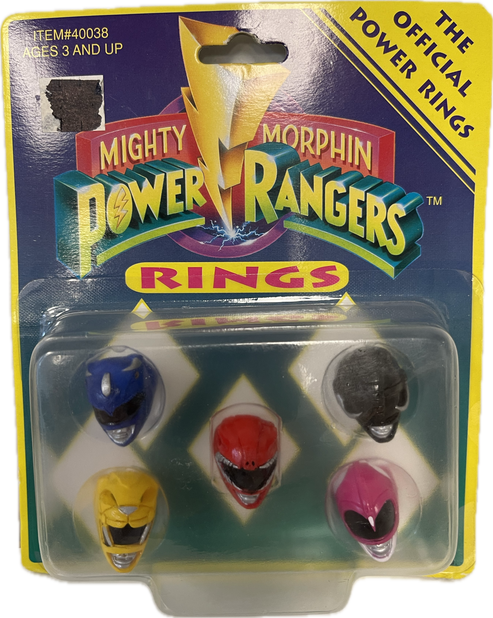 Mighty Morphin Power Ranger Rings – Big Ben's Comix Oasis
