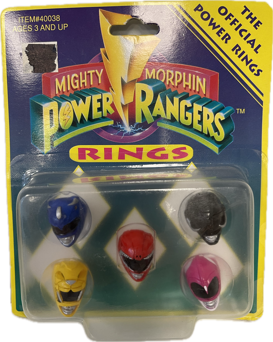 Mighty Morphin Power Ranger Rings – Big Ben's Comix Oasis